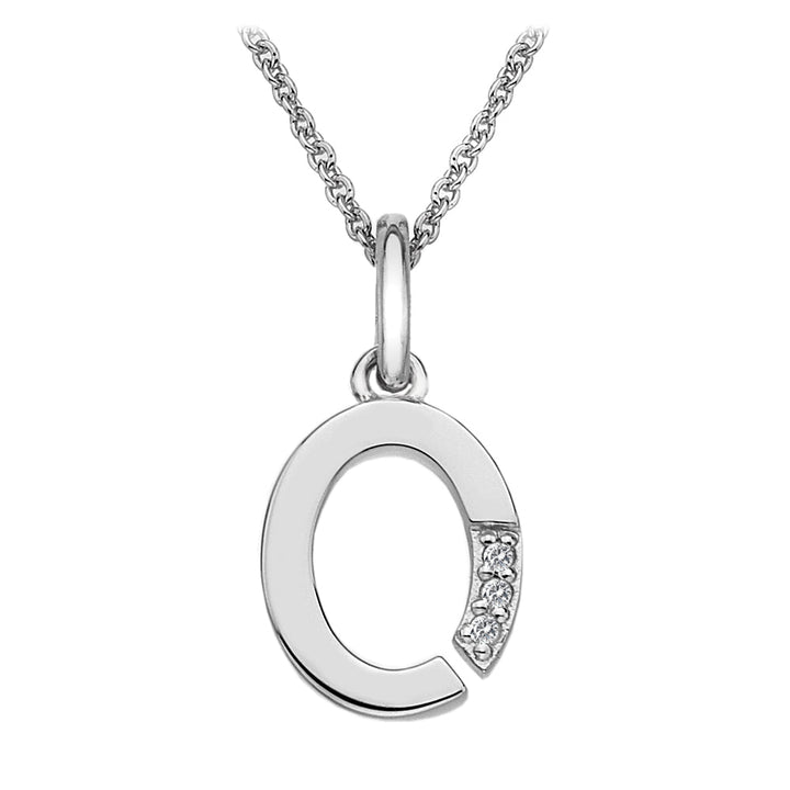 Hot Diamonds Silver Initials A - Z Necklaces - MococoHot DiamondsDP415/WEBNecklaces