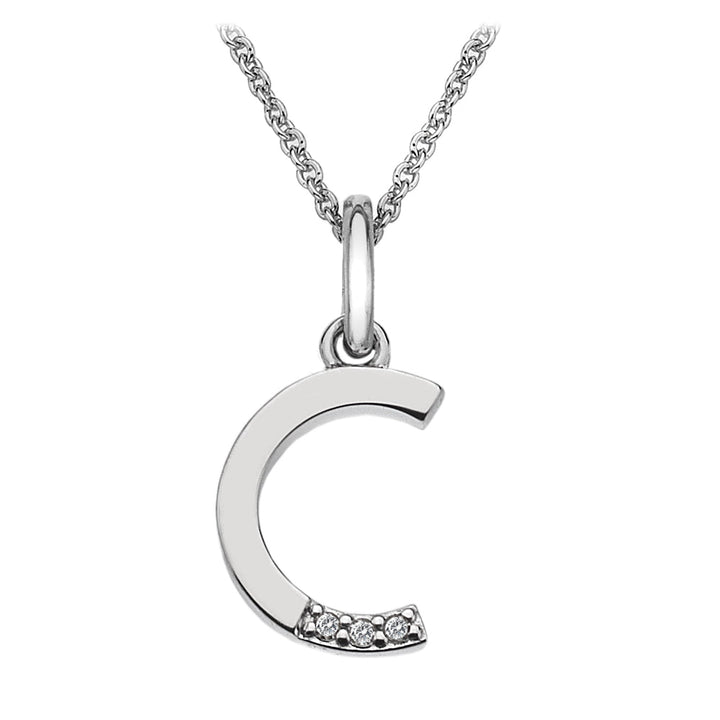 Hot Diamonds Silver Initials A - Z Necklaces - MococoHot DiamondsDP403/WEBNecklaces