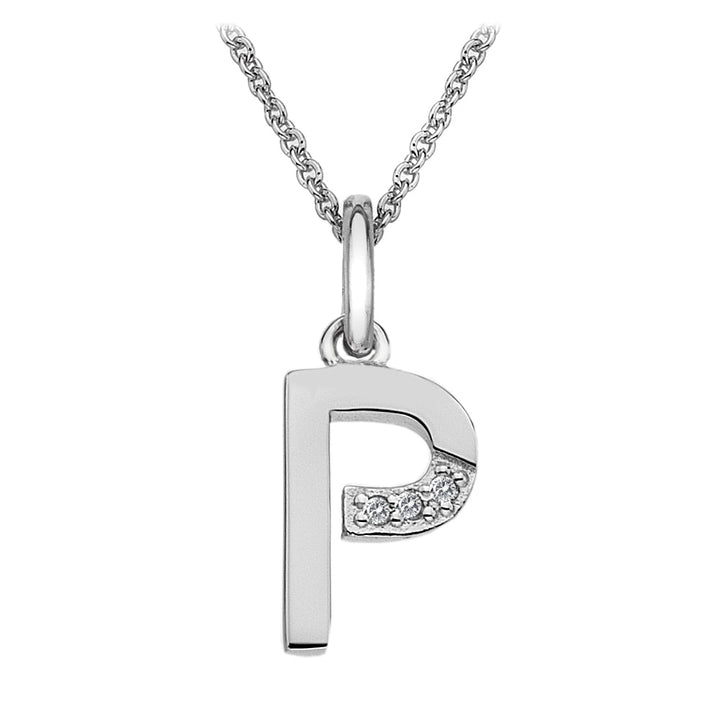 Hot Diamonds Silver Initials A - Z Necklaces - MococoHot DiamondsDP416/WEBNecklaces