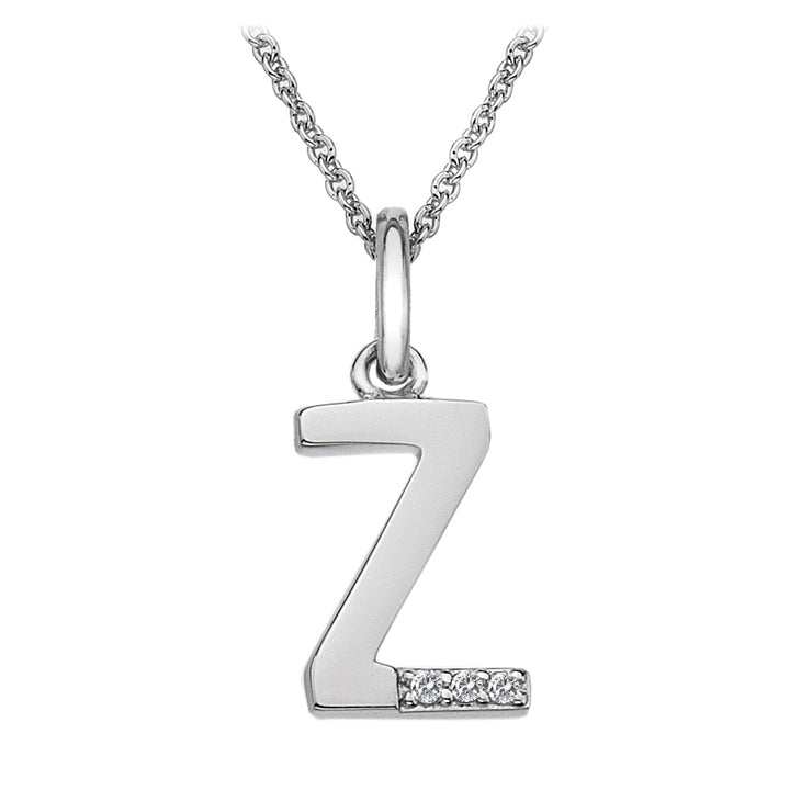 Hot Diamonds Silver Initials A - Z Necklaces - MococoHot DiamondsDP426/WEBNecklaces