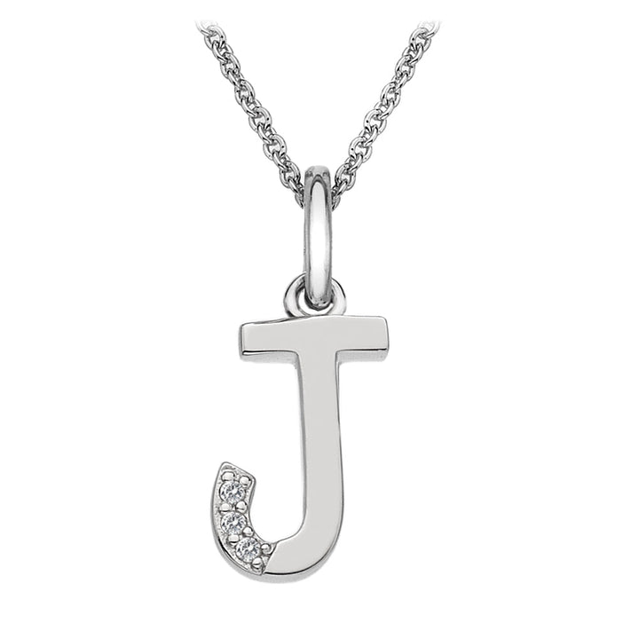 Hot Diamonds Silver Initials A - Z Necklaces - MococoHot DiamondsDP410/WEBNecklaces
