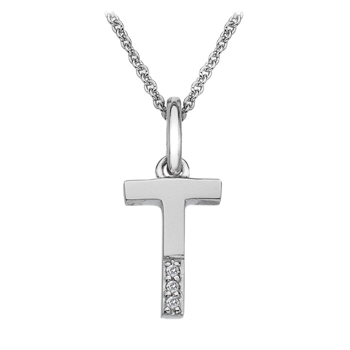 Hot Diamonds Silver Initials A - Z Necklaces - MococoHot DiamondsDP420/WEBNecklaces