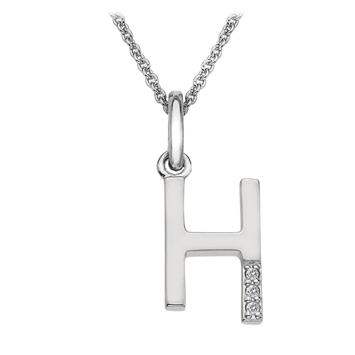 Hot Diamonds Silver Initials A - Z Necklaces - MococoHot DiamondsDP408/WEBNecklaces
