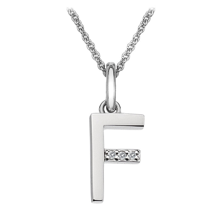 Hot Diamonds Silver Initials A - Z Necklaces - MococoHot DiamondsDP406/WEBNecklaces