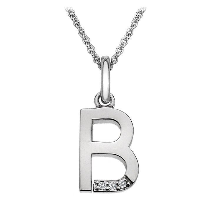 Hot Diamonds Silver Initials A - Z Necklaces - MococoHot DiamondsDP402/WEBNecklaces