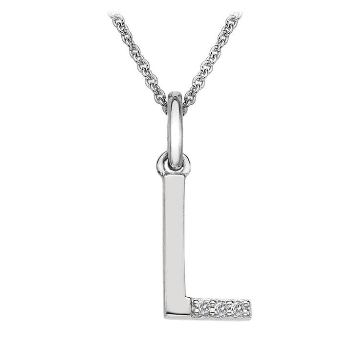 Hot Diamonds Silver Initials A - Z Necklaces - MococoHot DiamondsDP412/WEBNecklaces