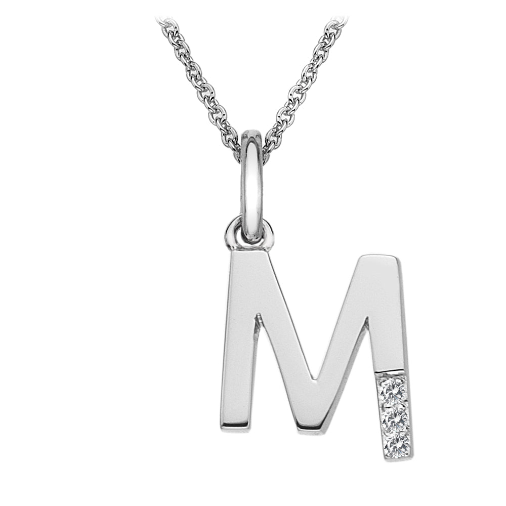 Hot Diamonds Silver Initials A - Z Necklaces - MococoHot DiamondsDP413/WEBNecklaces