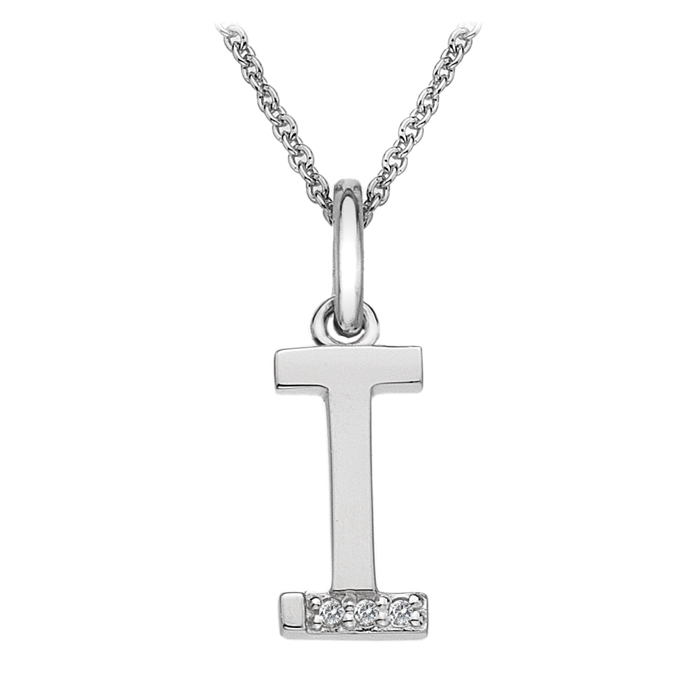 Hot Diamonds Silver Initials A - Z Necklaces - MococoHot DiamondsDP409/WEBNecklaces