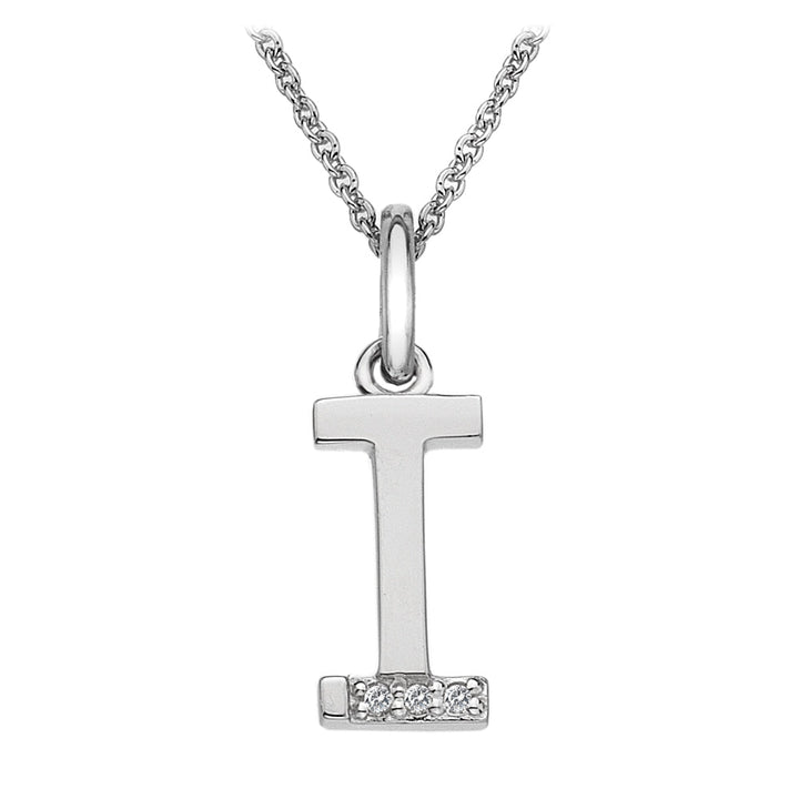 Hot Diamonds Silver Initials A - Z Necklaces - MococoHot DiamondsDP409/WEBNecklaces