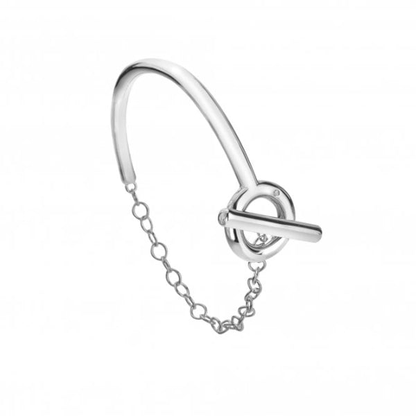 Hot Diamonds Silver Linked Half Bangle Bracelet - MococoHot DiamondsDC2215055069057859Bracelets