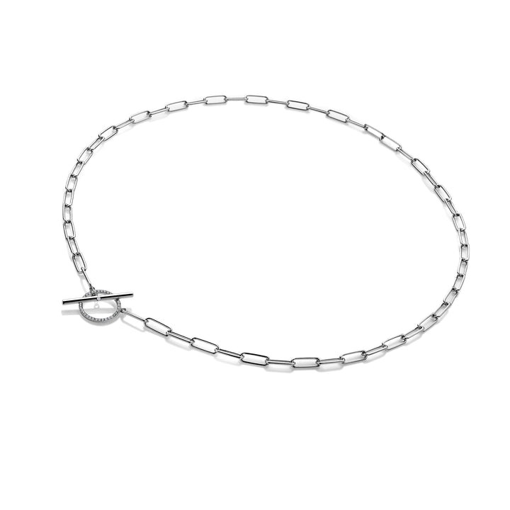 Hot Diamonds Silver Linked T - Bar Topaz Necklace - MococoHot DiamondsDN170Necklaces
