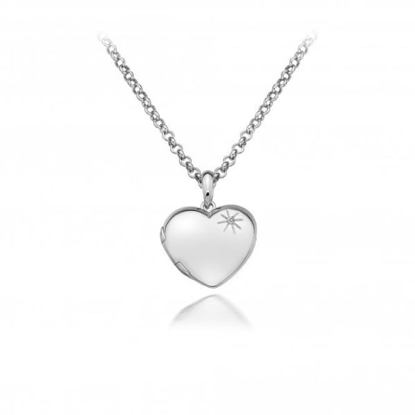 Hot Diamonds Silver Memories Heart Locket Pendant - MococoHot DiamondsDP4955055069008721Necklaces