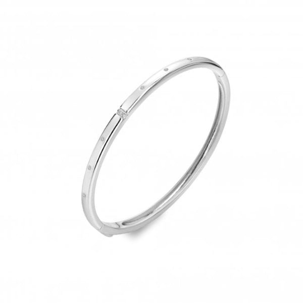 Hot Diamonds Silver Much Loved Bangle Bracelet - Slim - MococoHot DiamondsDC2175055069057408Bracelets