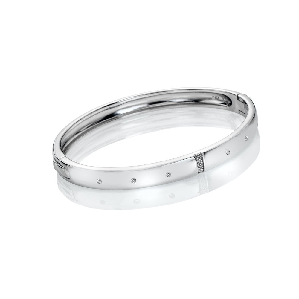Hot Diamonds Silver Much Loved Bangle - MococoHot DiamondsDC178Bracelets