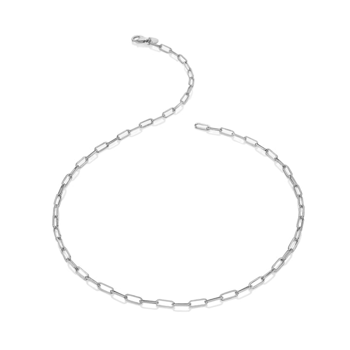 Hot Diamonds Silver Paperclip Chain - MococoHot DiamondsCH128Necklaces