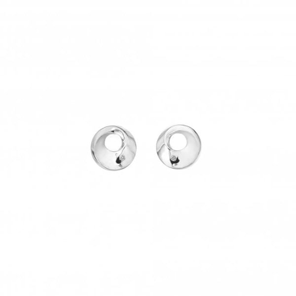 Hot Diamonds Silver Quest Circle Stud Earrings - Plain - MococoHot DiamondsDE6515055069044019Earrings