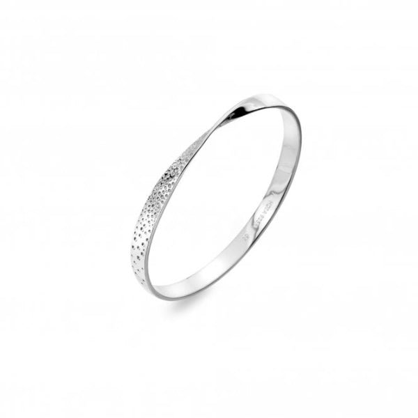 Hot Diamonds Silver Quest Twist Bangle Bracelet - MococoHot DiamondsDC1685055069043890Bracelets