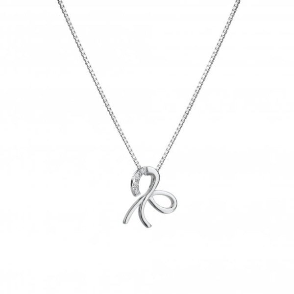 Hot Diamonds Silver Ribbon Pendant - MococoHot DiamondsDP9095055069049892Necklaces