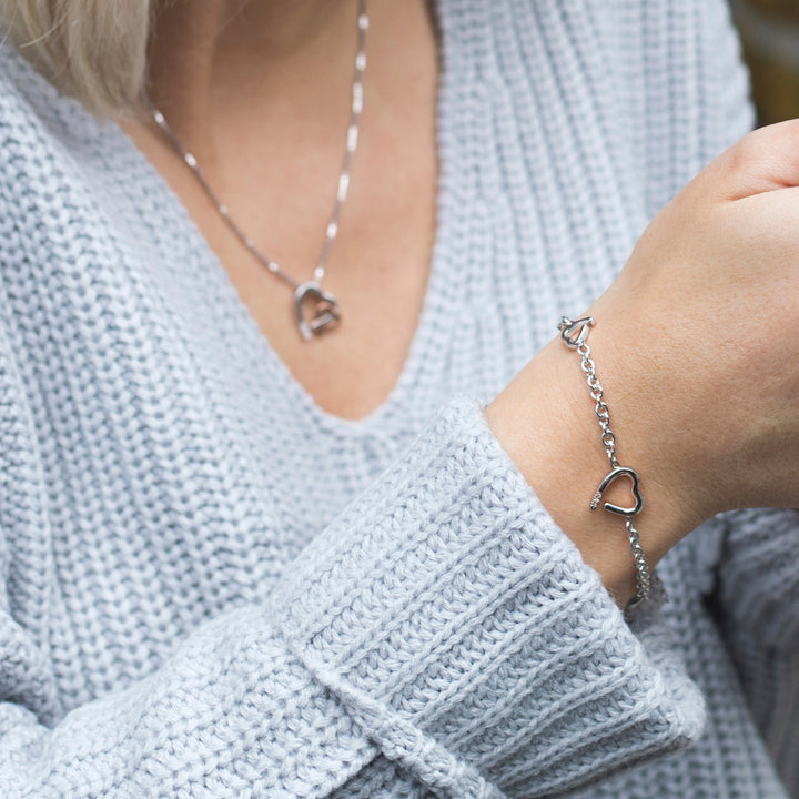 Hot Diamonds Silver Romantic Heart Bracelet - MococoHot DiamondsDL564Bracelets