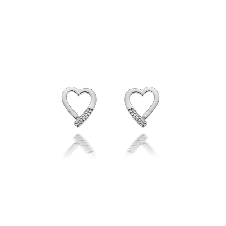 Hot Diamonds Silver Romantic Heart Earrings - MococoHot DiamondsDE110Earrings