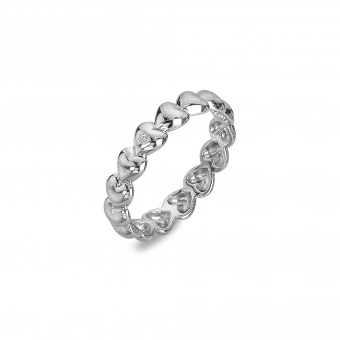 Hot Diamonds Silver Serenity Heart Ring - MococoHot DiamondsDR310/KRings