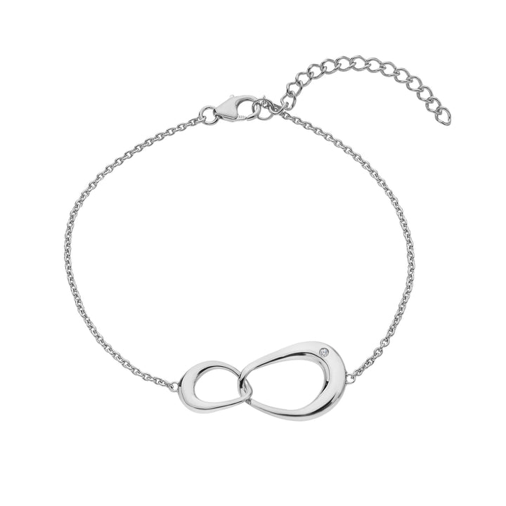 Hot Diamonds Silver Sleek Bracelet - MococoHot DiamondsDL693Bracelets