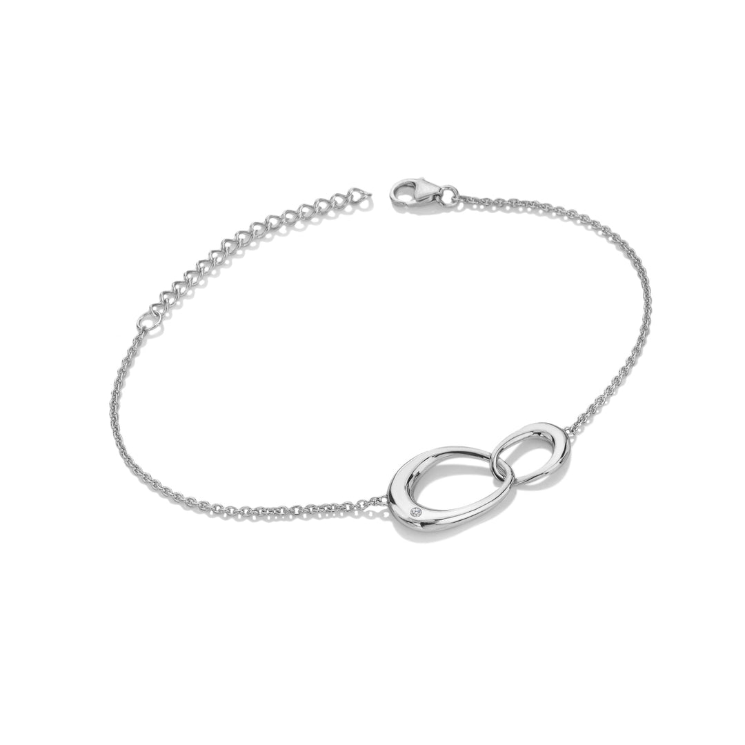 Hot Diamonds Silver Sleek Bracelet - MococoHot DiamondsDL693Bracelets