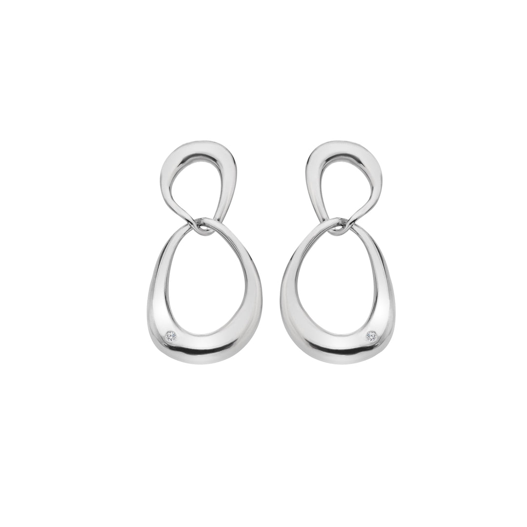 Hot Diamonds Silver Sleek Earrings - MococoHot DiamondsDE806Earrings