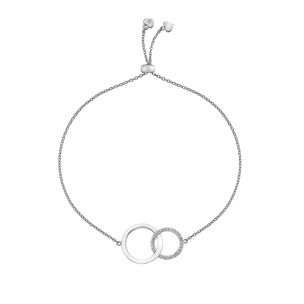 Hot Diamonds Silver Striking Circle Bracelet - MococoHot DiamondsDL568Bracelets