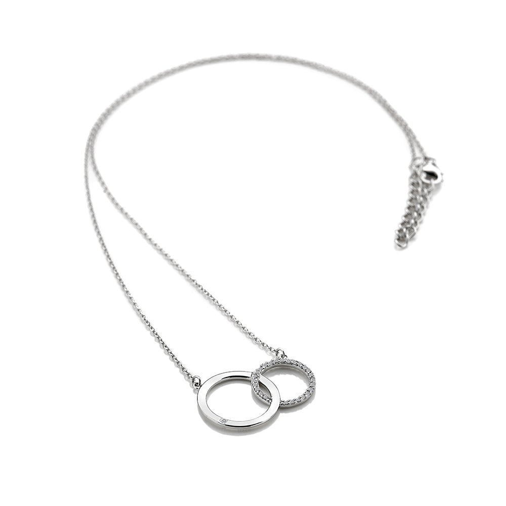 Hot Diamonds Silver Striking Circle Necklace - MococoHot DiamondsDN127Necklaces