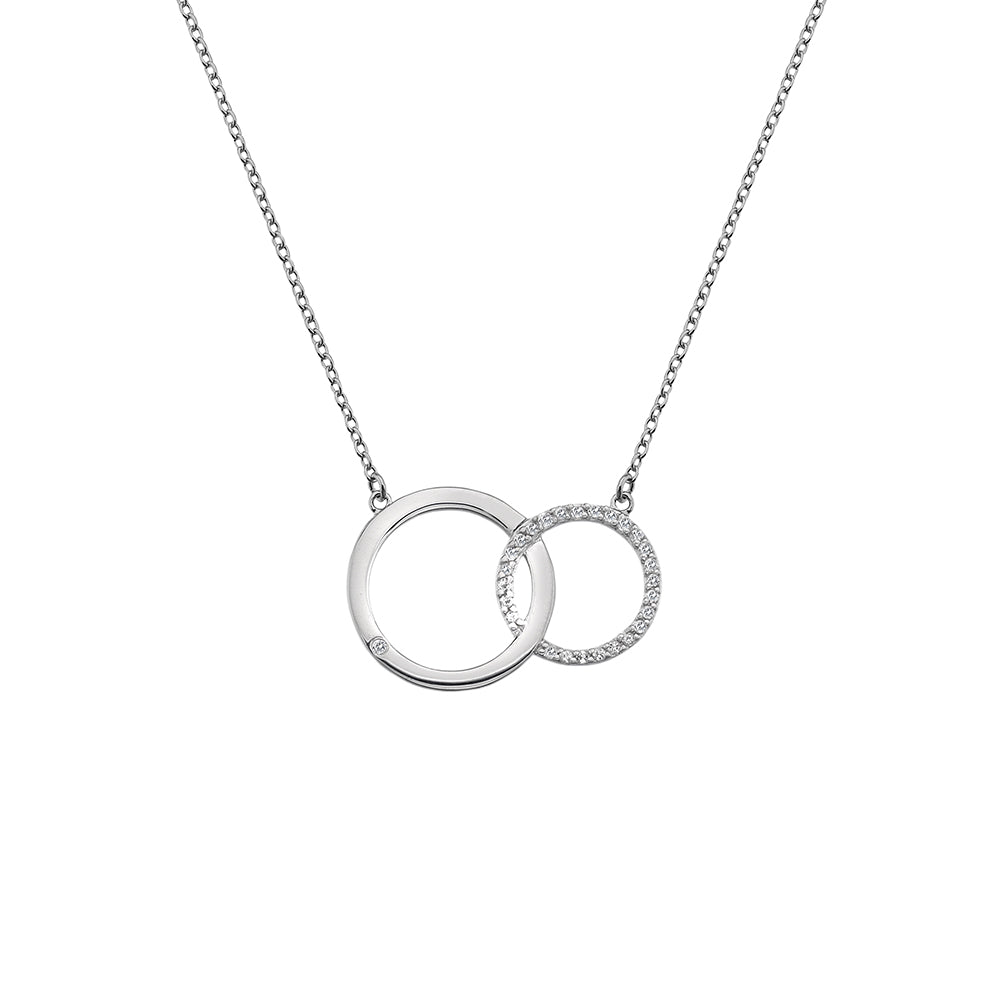 Hot Diamonds Silver Striking Circle Necklace - MococoHot DiamondsDN127Necklaces