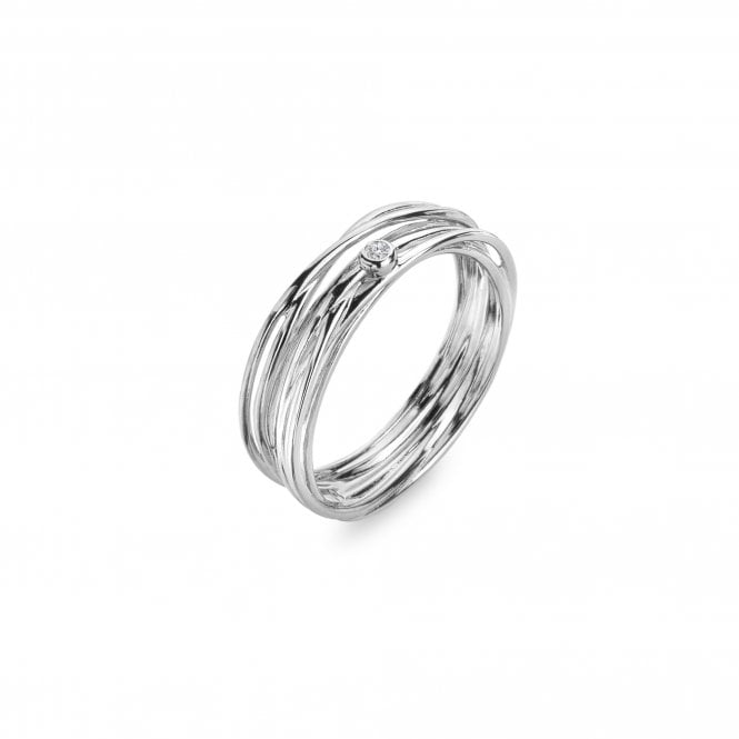 Hot Diamonds Silver String Ring - MococoHot DiamondsDR325/KRings