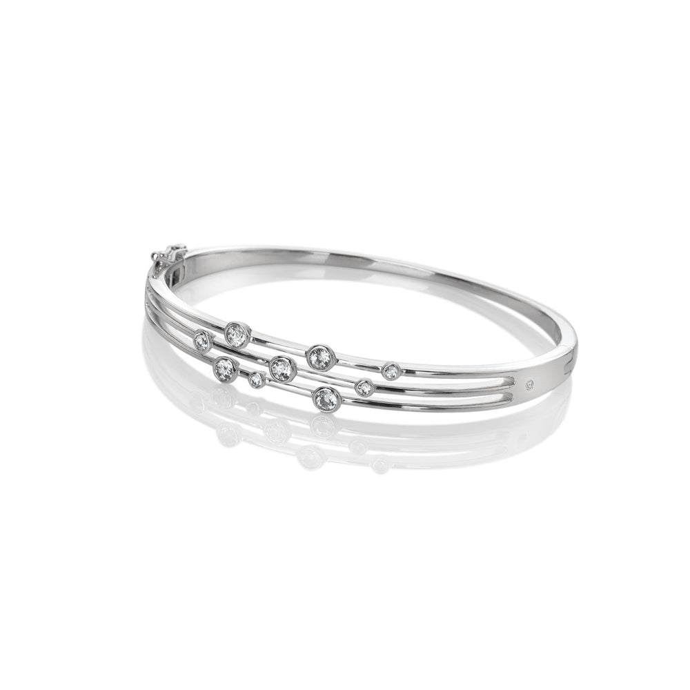 Hot Diamonds Silver Tender Statement Bangle - MococoHot DiamondsDC188Bracelets