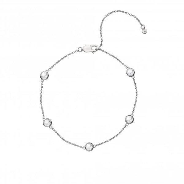 Hot Diamonds Silver Tender White Topaz Intermittent Bracelet - MococoHot DiamondsDL5805055069036960Bracelets