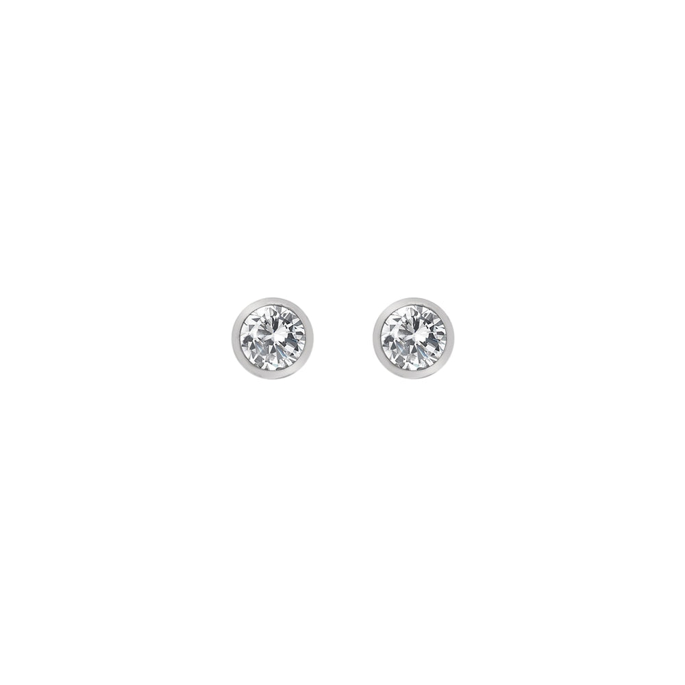 Hot Diamonds Silver Tender White Topaz Stud Earrings - MococoHot DiamondsDE584Earrings