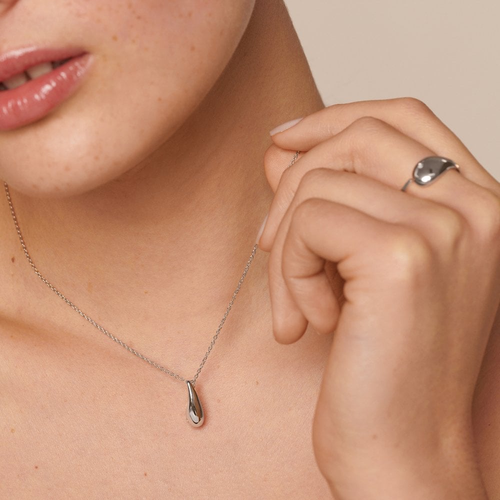 Hot Diamonds Silver Tide pendant Necklace - MococoHot DiamondsDP997Necklaces