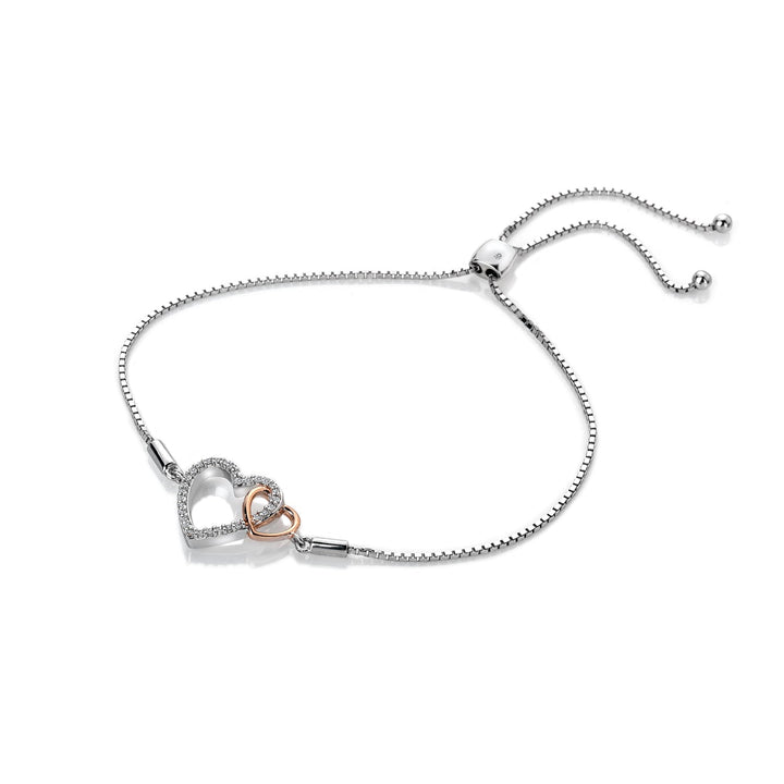 Hot Diamonds Silver Togetherness Heart Bracelet - MococoHot DiamondsDL590Bracelets