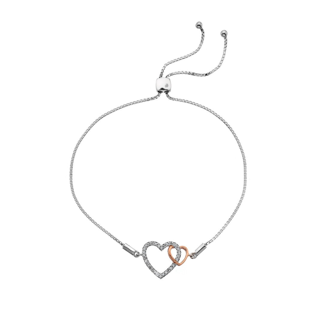 Hot Diamonds Silver Togetherness Heart Bracelet - MococoHot DiamondsDL590Bracelets