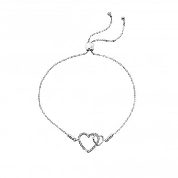 Hot Diamonds Silver Togetherness Open Heart Bracelet - MococoHot DiamondsDL5895055069039657Bracelets