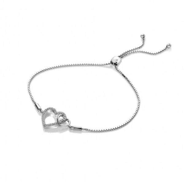 Hot Diamonds Silver Togetherness Open Heart Bracelet - MococoHot DiamondsDL5895055069039657Bracelets