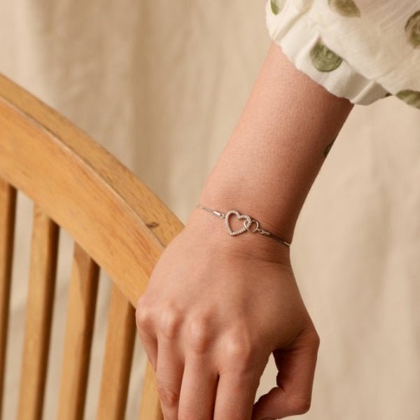 Hot Diamonds Silver Togetherness Open Heart Bracelet - MococoHot DiamondsDL5895055069039657Bracelets