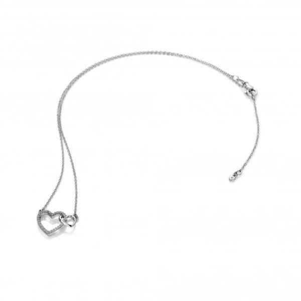 Hot Diamonds Silver Togetherness Open Heart Pendant - MococoHot DiamondsDP7315055069039343Necklaces