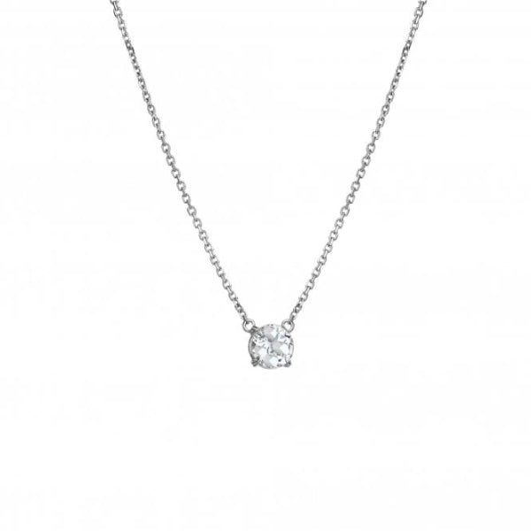 Hot Diamonds Silver White Topaz Solitaire Necklace - MococoHot DiamondsDN1675055069049847Necklaces