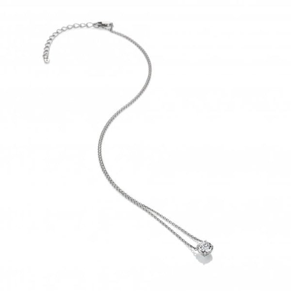 Hot Diamonds Silver White Topaz Solitaire Necklace - MococoHot DiamondsDN1675055069049847Necklaces