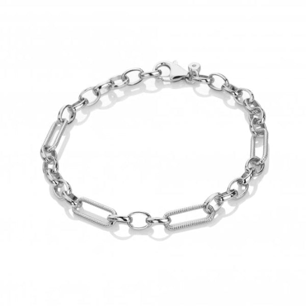 Hot Diamonds Silver X TG Statement Link Bracelet - MococoHot DiamondsDL6825055069055299Bracelets
