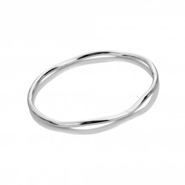 Hot Diamonds Silver X TG Wave Bangle Bracelet - MococoHot DiamondsDC2015055069055442Bracelets