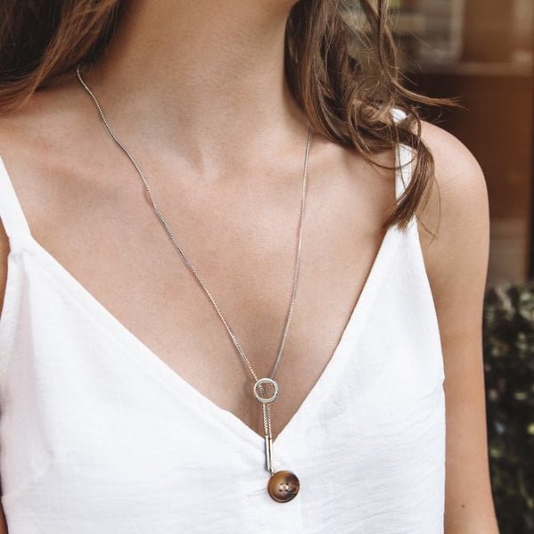 Hot Diamonds Silver Youthful Circle Lariat - MococoHot DiamondsDN1165055069031019Necklaces