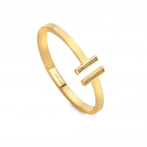 Hot Diamonds TG T - Bar Bangle Bracelet - MococoHot DiamondsDC2025055069055459Bracelets