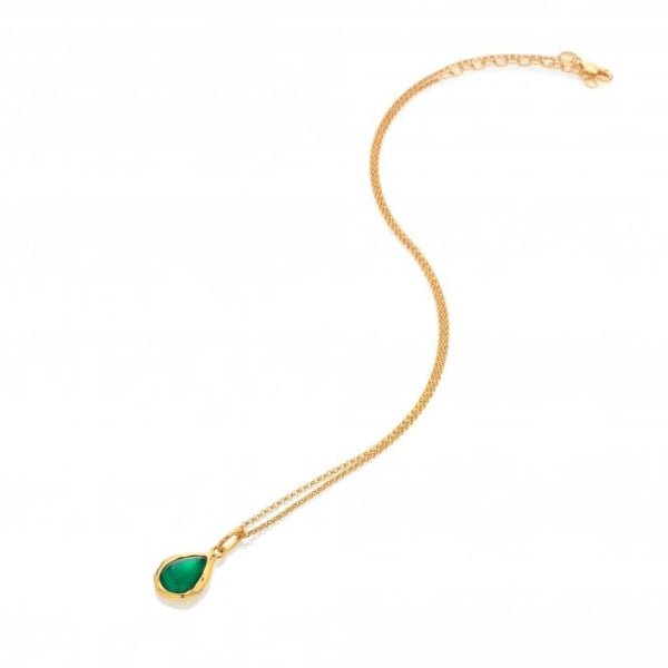 Hot Diamonds x Gemstones Gold Silver Teardrop Pendant - MococoHot DiamondsDP10265055069056265Necklaces