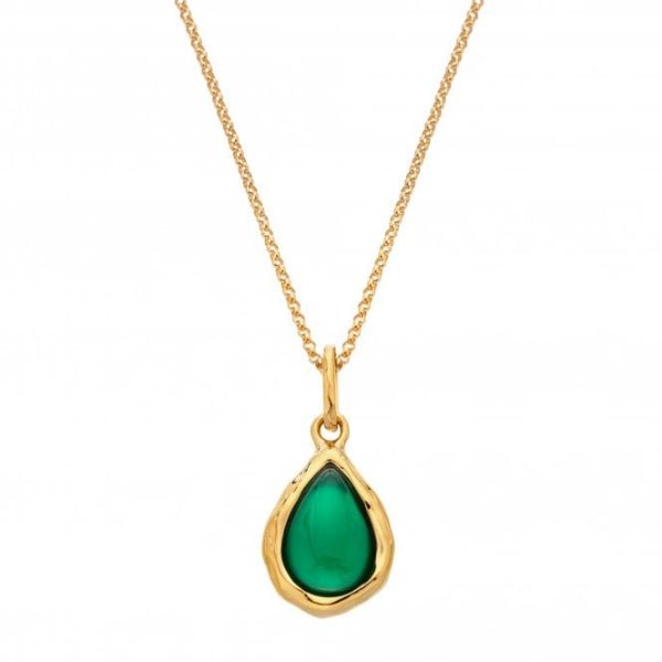 Hot Diamonds x Gemstones Gold Silver Teardrop Pendant - MococoHot DiamondsDP10265055069056265Necklaces